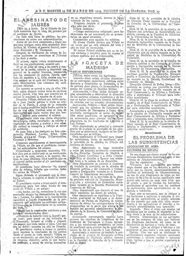 ABC MADRID 25-03-1919 página 17