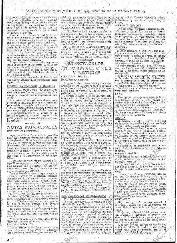 ABC MADRID 25-03-1919 página 19