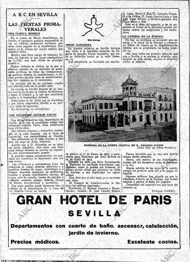 ABC MADRID 25-03-1919 página 2