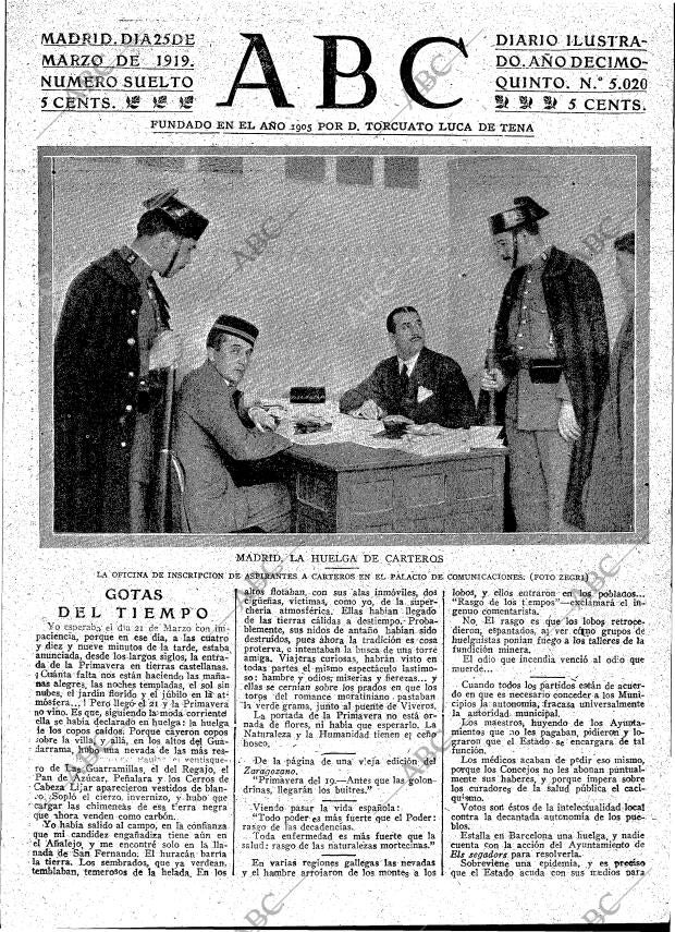ABC MADRID 25-03-1919 página 3