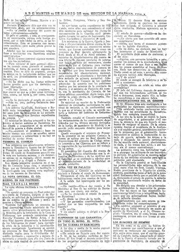 ABC MADRID 25-03-1919 página 9
