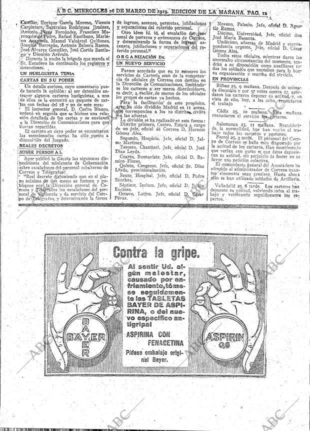 ABC MADRID 26-03-1919 página 12