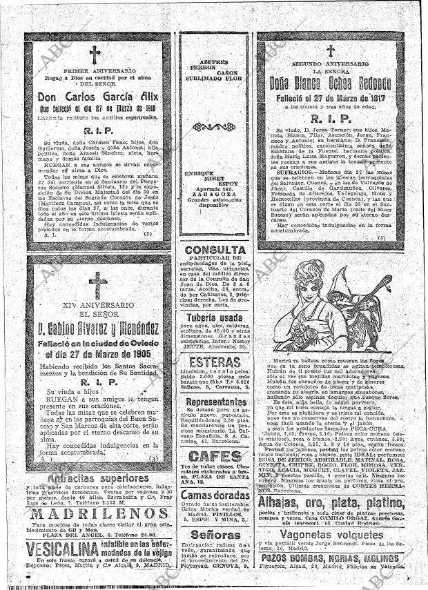 ABC MADRID 26-03-1919 página 26