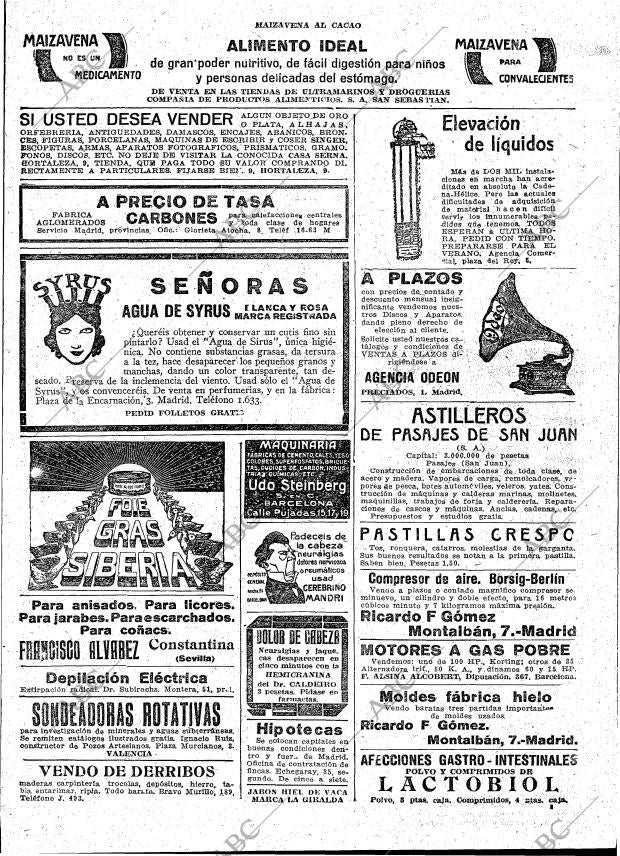 ABC MADRID 26-03-1919 página 27