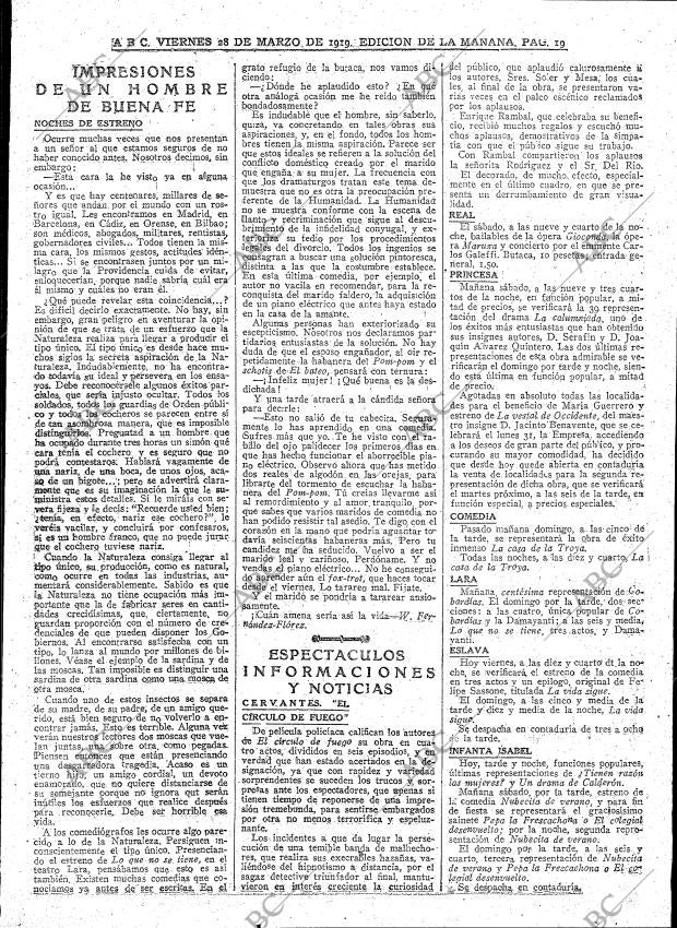 ABC MADRID 28-03-1919 página 19