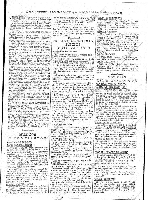 ABC MADRID 28-03-1919 página 21