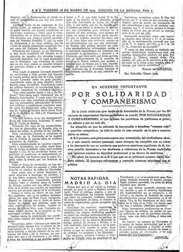 ABC MADRID 28-03-1919 página 7