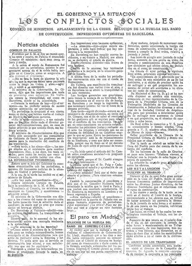 ABC MADRID 28-03-1919 página 9