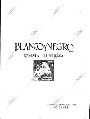 BLANCO Y NEGRO MADRID 30-03-1919 página 3