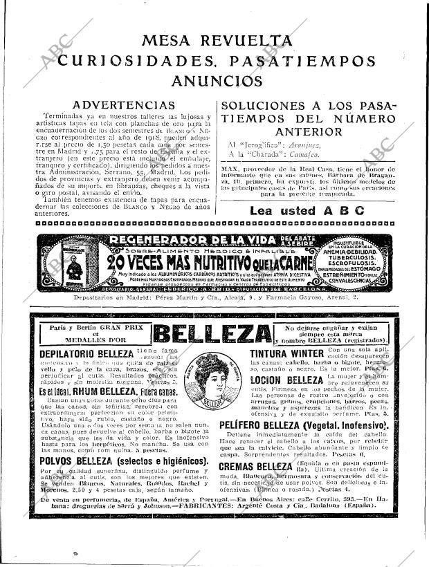 BLANCO Y NEGRO MADRID 30-03-1919 página 54