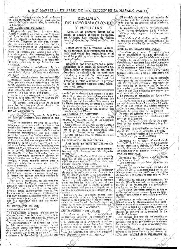 ABC MADRID 01-04-1919 página 11
