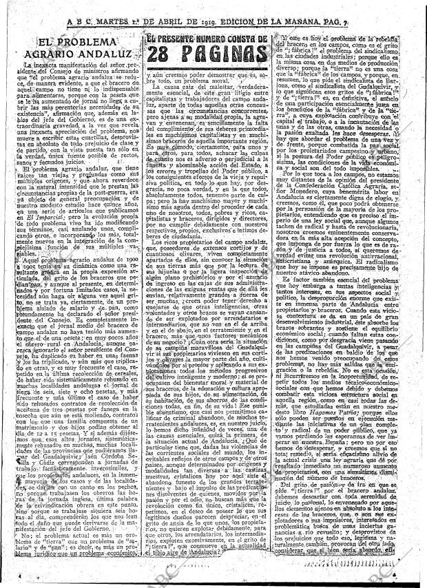 ABC MADRID 01-04-1919 página 7