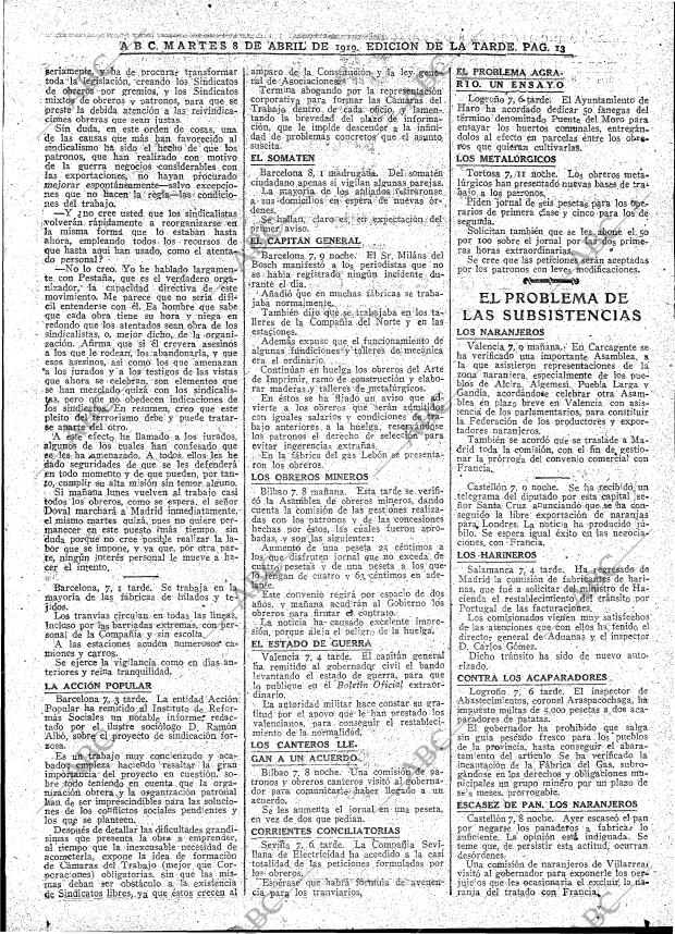 ABC MADRID 08-04-1919 página 13