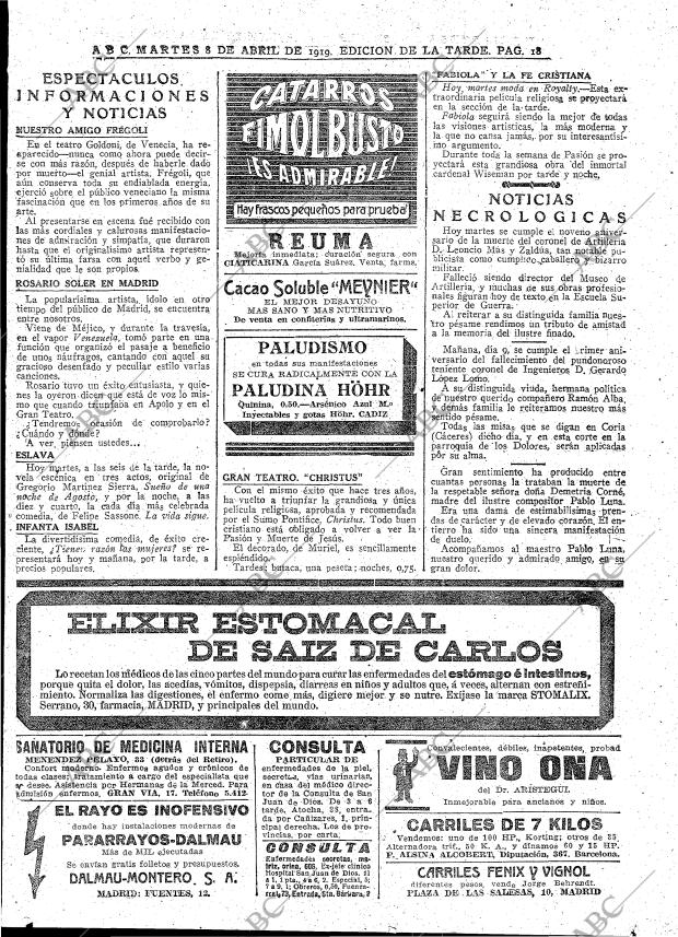 ABC MADRID 08-04-1919 página 18