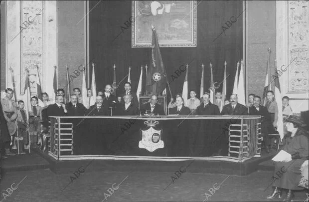 Presidencia de la asamblea Preparatoria del congreso de Boy Scouts y Juventudes...