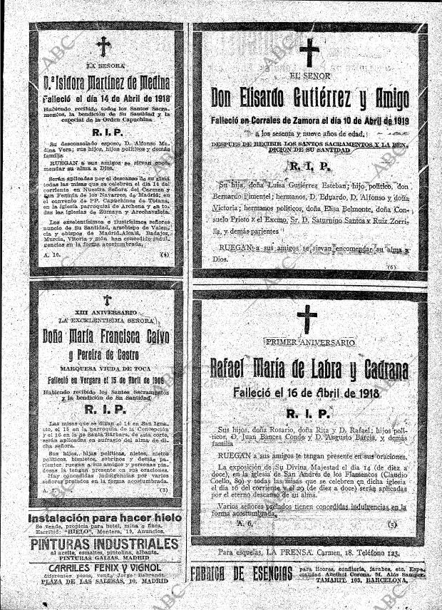 ABC MADRID 13-04-1919 página 21