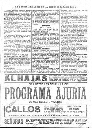 ABC MADRID 14-04-1919 página 18