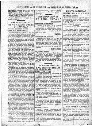ABC MADRID 14-04-1919 página 19