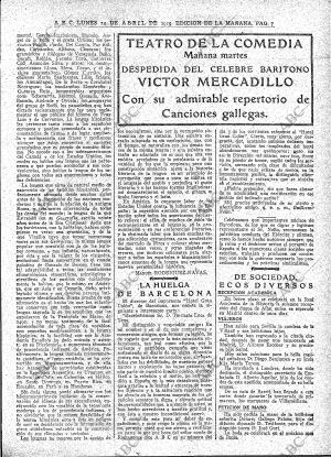 ABC MADRID 14-04-1919 página 7