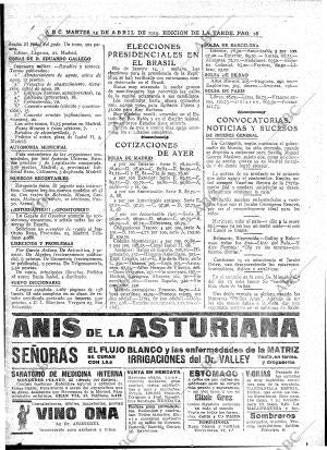 ABC MADRID 15-04-1919 página 18