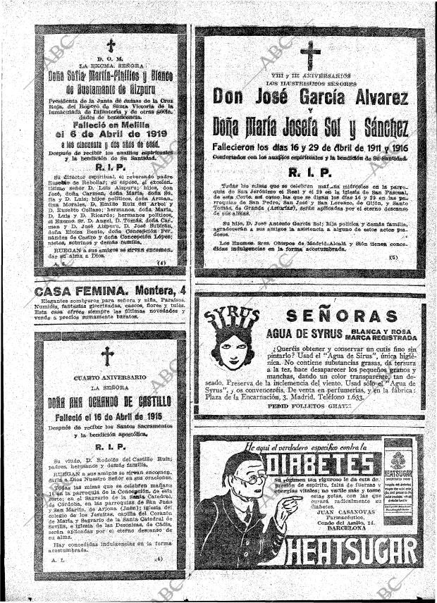 ABC MADRID 15-04-1919 página 21