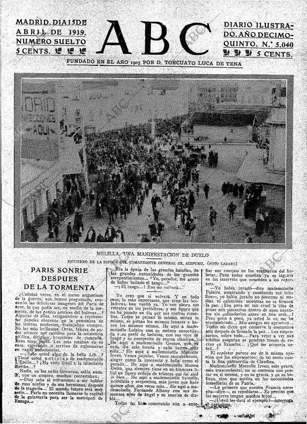 ABC MADRID 15-04-1919 página 3