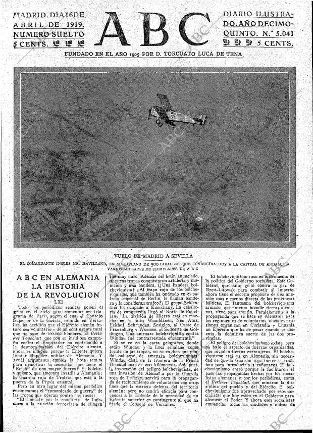 ABC MADRID 16-04-1919 página 3