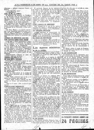 ABC MADRID 16-04-1919 página 9