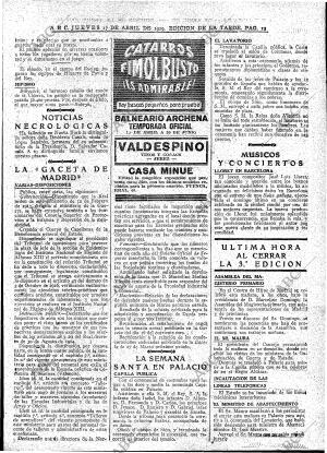 ABC MADRID 17-04-1919 página 15