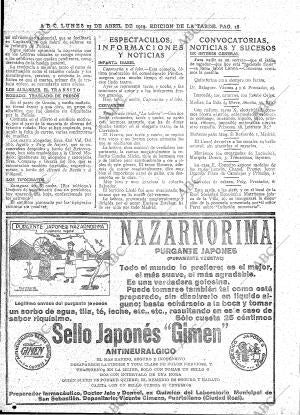 ABC MADRID 21-04-1919 página 18