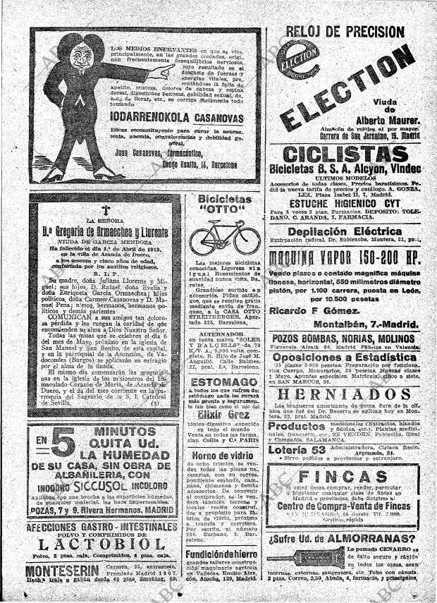 ABC MADRID 22-04-1919 página 21