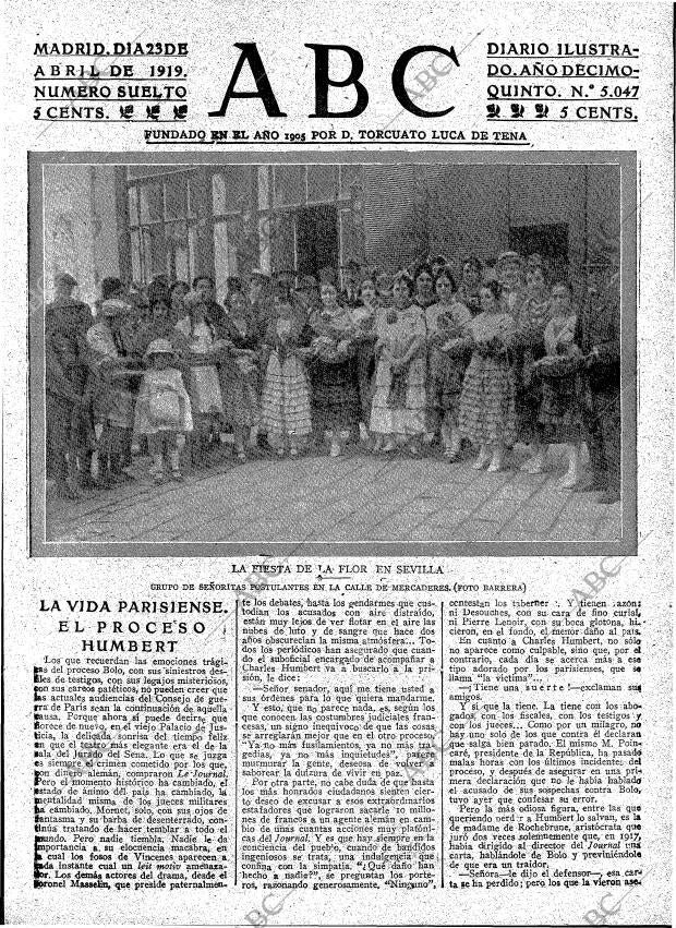 ABC MADRID 23-04-1919 página 3