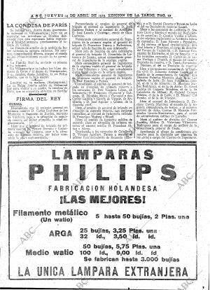 ABC MADRID 24-04-1919 página 12