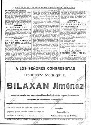 ABC MADRID 24-04-1919 página 16