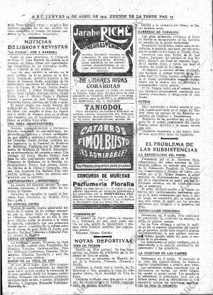 ABC MADRID 24-04-1919 página 17