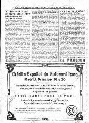 ABC MADRID 27-04-1919 página 16