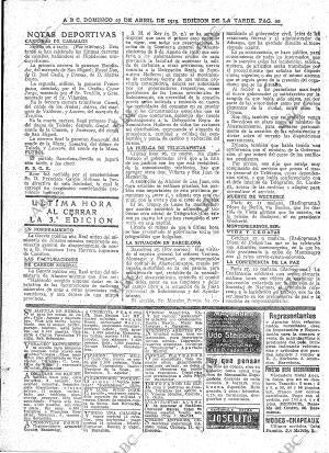 ABC MADRID 27-04-1919 página 20