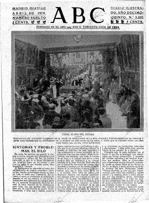 ABC MADRID 27-04-1919 página 3