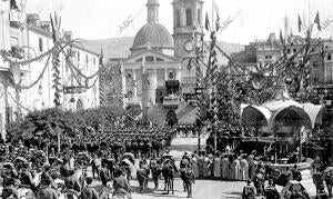 Misa de campaña Celebrada en honor del glorioso patrón de la ciudad