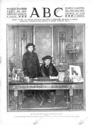 ABC MADRID 30-04-1919 página 1