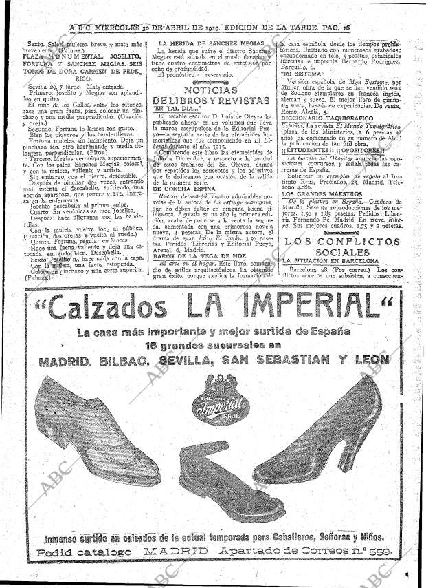 ABC MADRID 30-04-1919 página 16