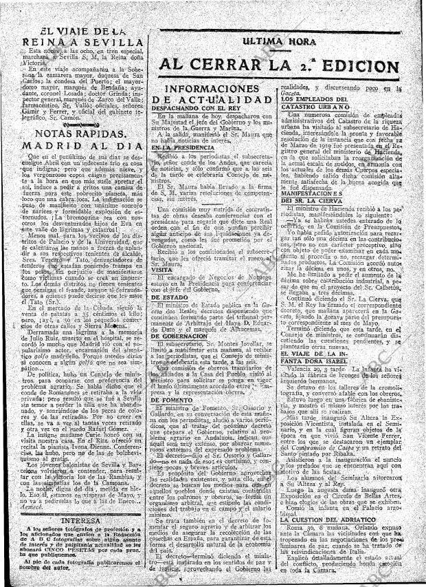 ABC MADRID 30-04-1919 página 19