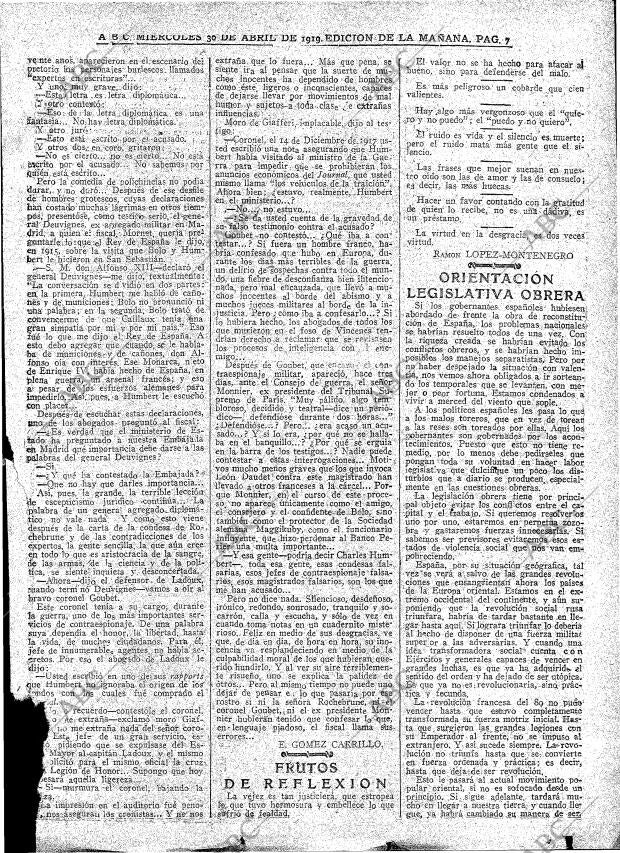 ABC MADRID 30-04-1919 página 7