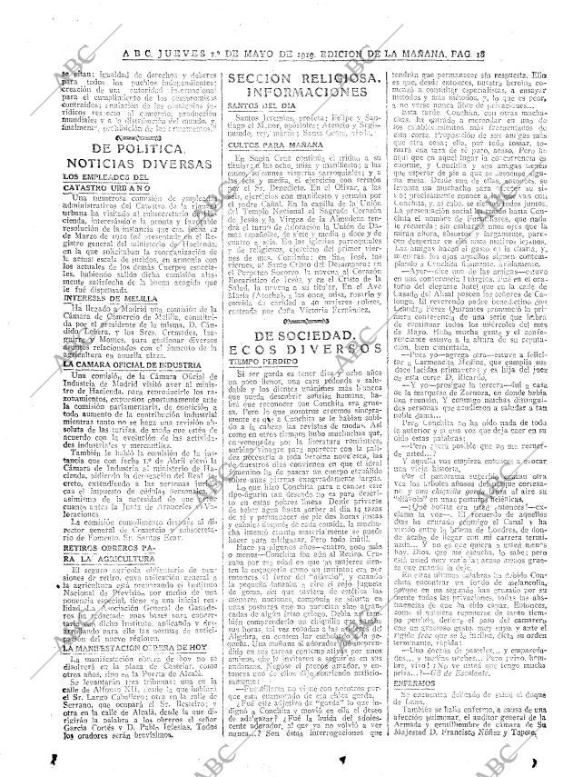 ABC MADRID 01-05-1919 página 18