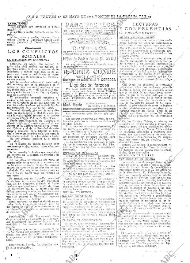 ABC MADRID 01-05-1919 página 23