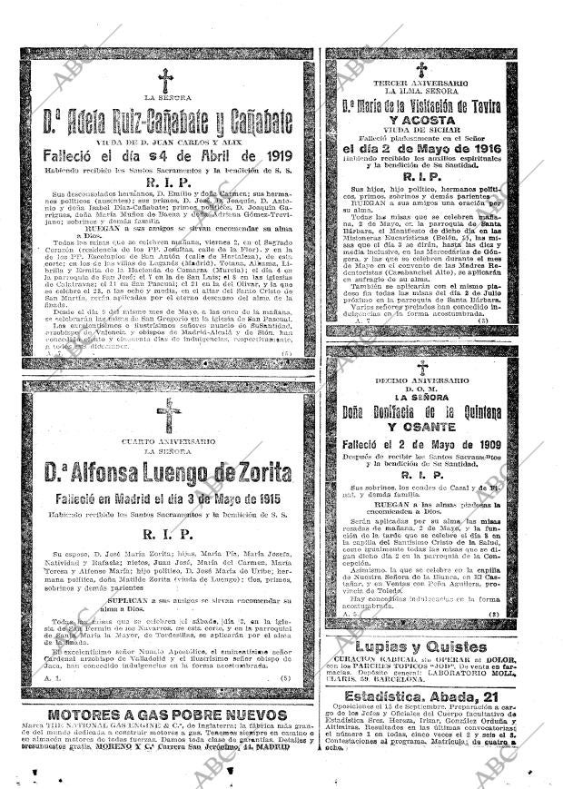 ABC MADRID 01-05-1919 página 29