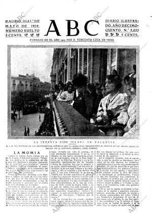 ABC MADRID 01-05-1919 página 3