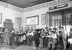 Una escena de la Opereta, de Fernández de la puente y el maestro Luna, "la...