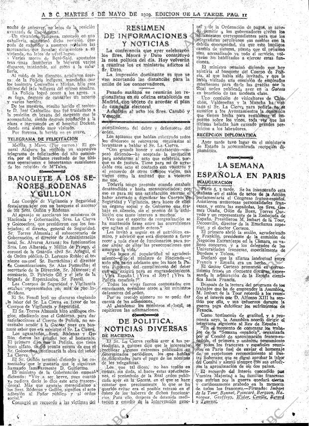 ABC MADRID 06-05-1919 página 11