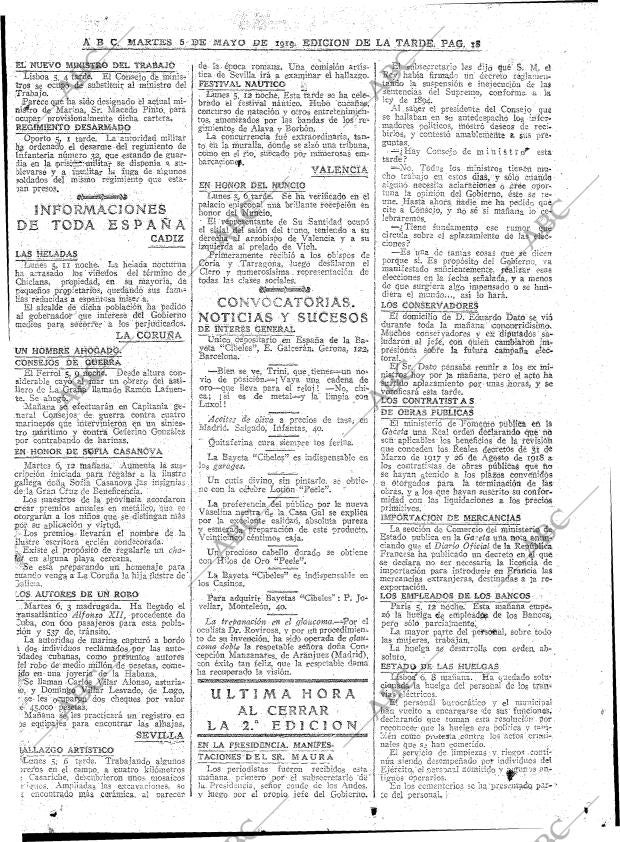 ABC MADRID 06-05-1919 página 18